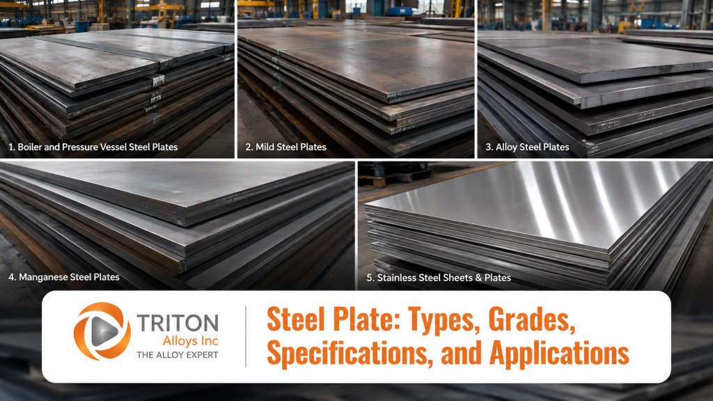 Boiler & Pressure Vessel, Mild Steel, Alloy Steel, Manganese Steel, and Stainless Steel Sheets & Plates for Industrial Applications.